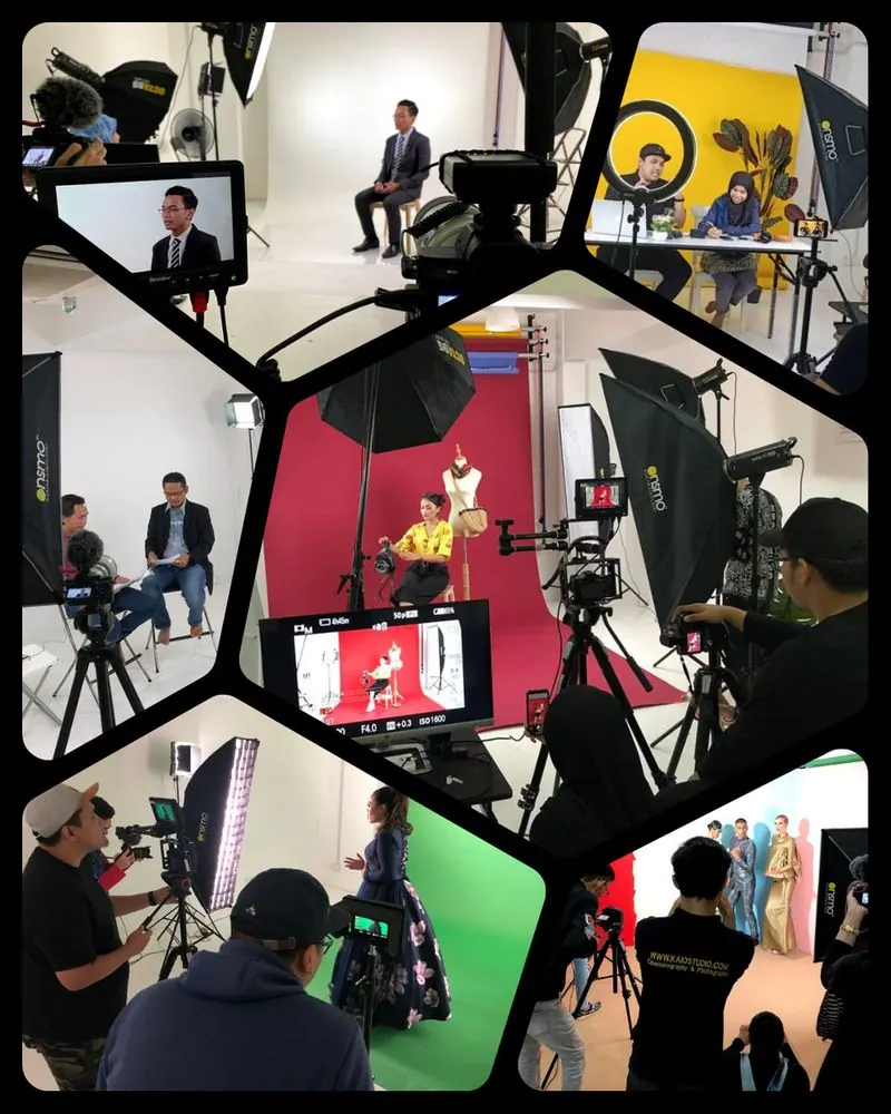 Behind the scene produksi video di studio Kaio